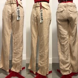 Z-BAND Linen Pants - With Detachable Belt